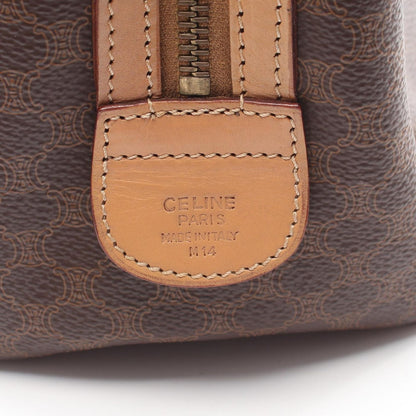 Celine Handbag Macadam 2-Way Brown Leather Hand — view 4