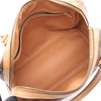 Celine Handbag Macadam 2-Way Brown Leather Hand — view 3