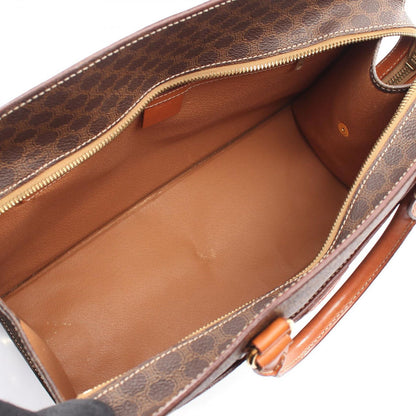 Celine Tote Macadam Brown Leather Hand — view 3