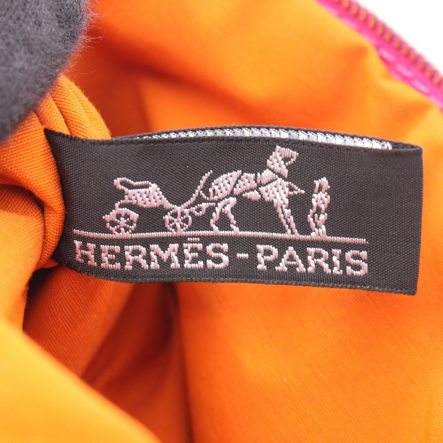 Hermes Pouch Bolide 20 purple Canvas Leather Mini — view 4