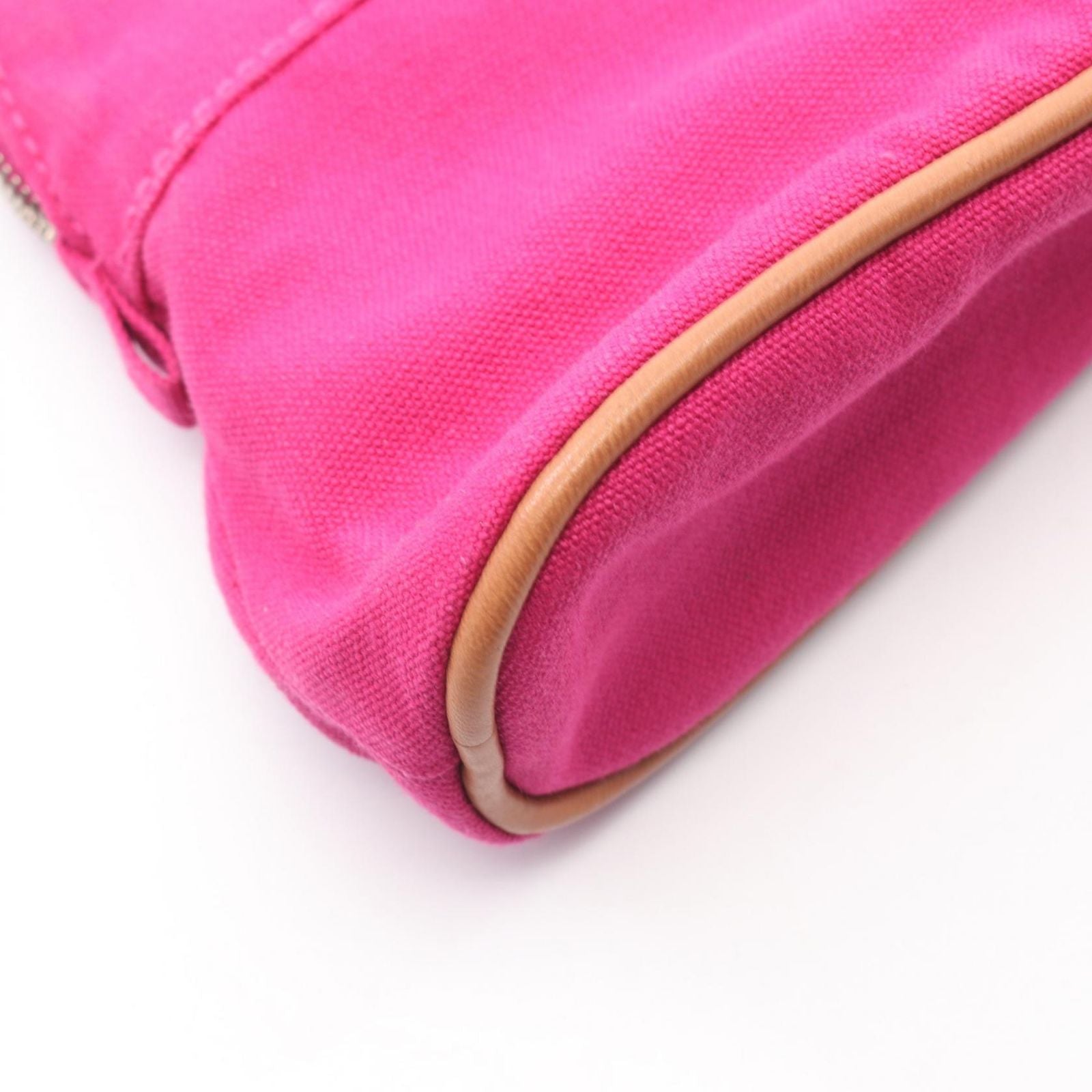 Hermes Pouch Bolide 20 purple Canvas Leather Mini — view 6