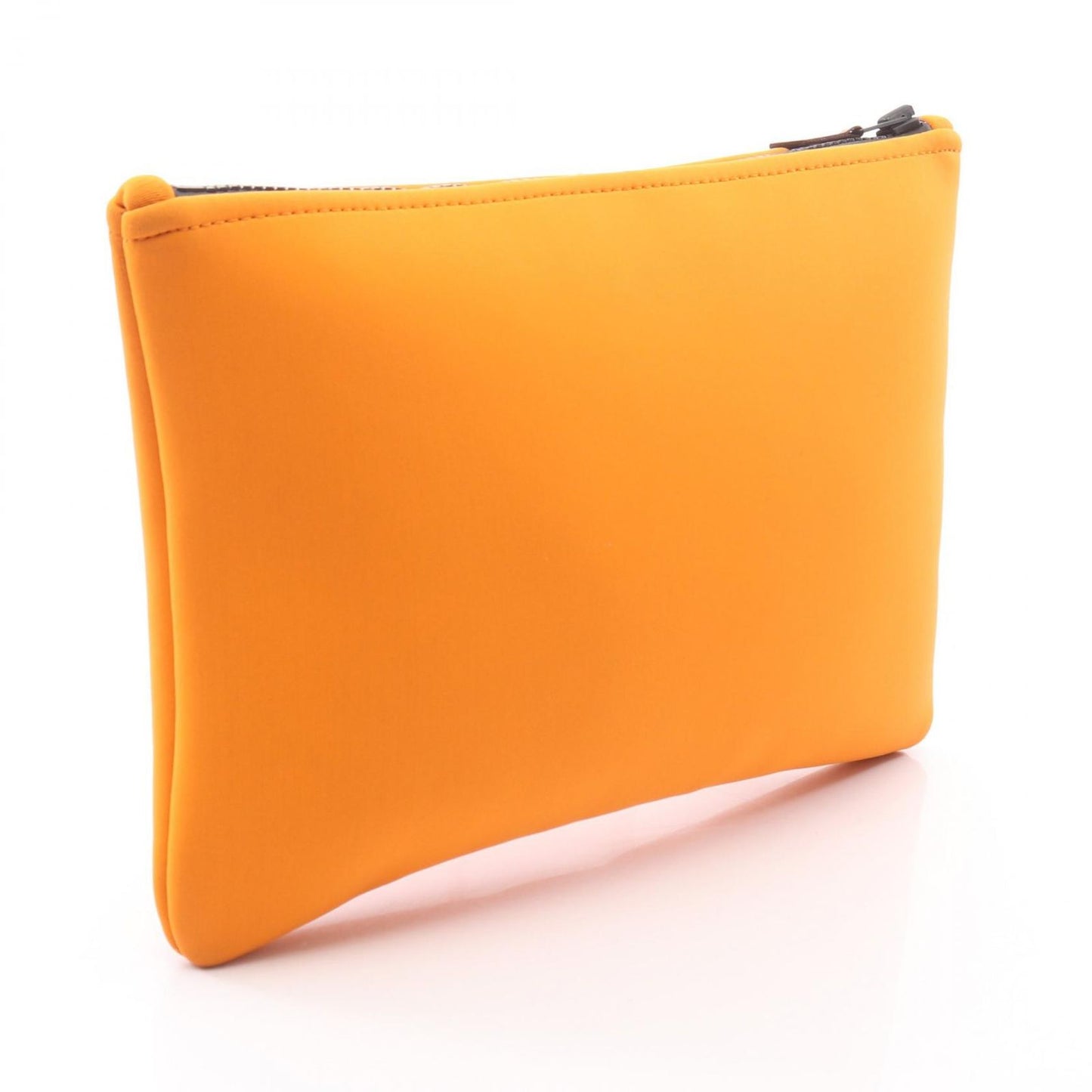 Hermes Pouch Neobain Thalassa Black 03 Orange Leather — view 2