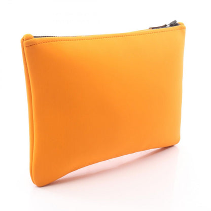 Hermes Pouch Neobain Thalassa Black 03 Orange Leather — view 2