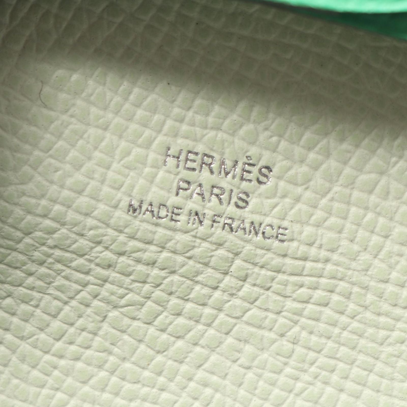 Hermes Coin Case Bastia Verso Vert Comics Fizz Leather — view 5