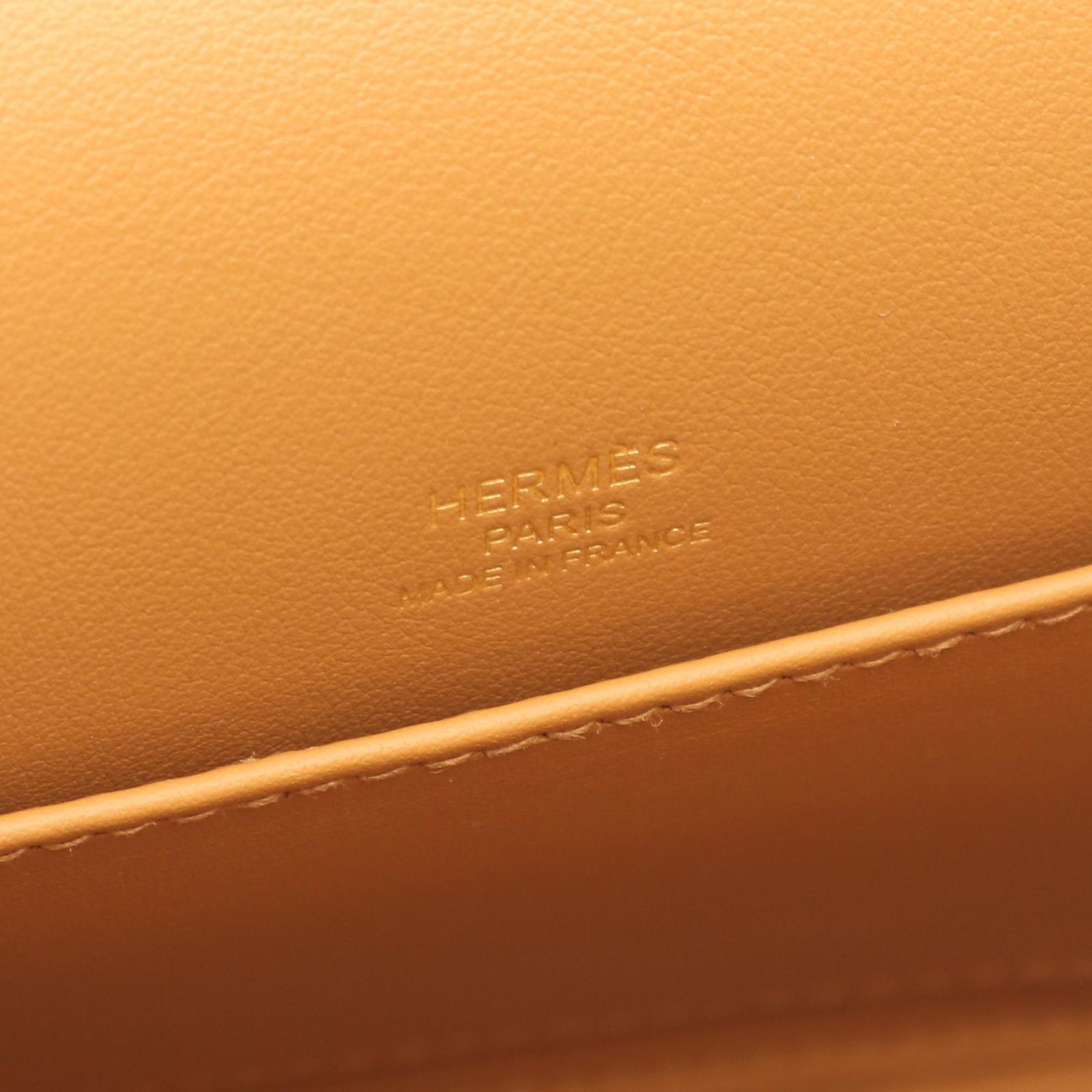 Hermes Shoulder Bag Geta Sesame Leather — view 4