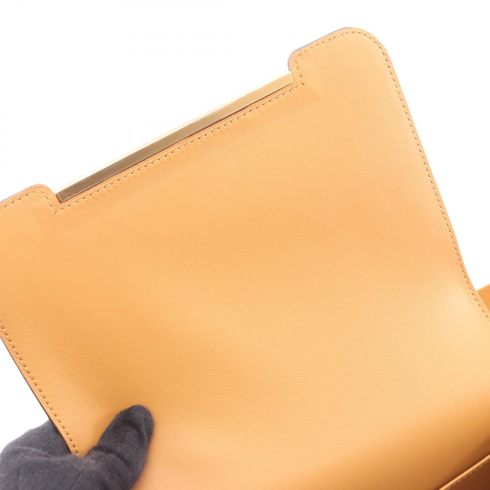 Hermes Shoulder Bag Geta Sesame Leather — view 6