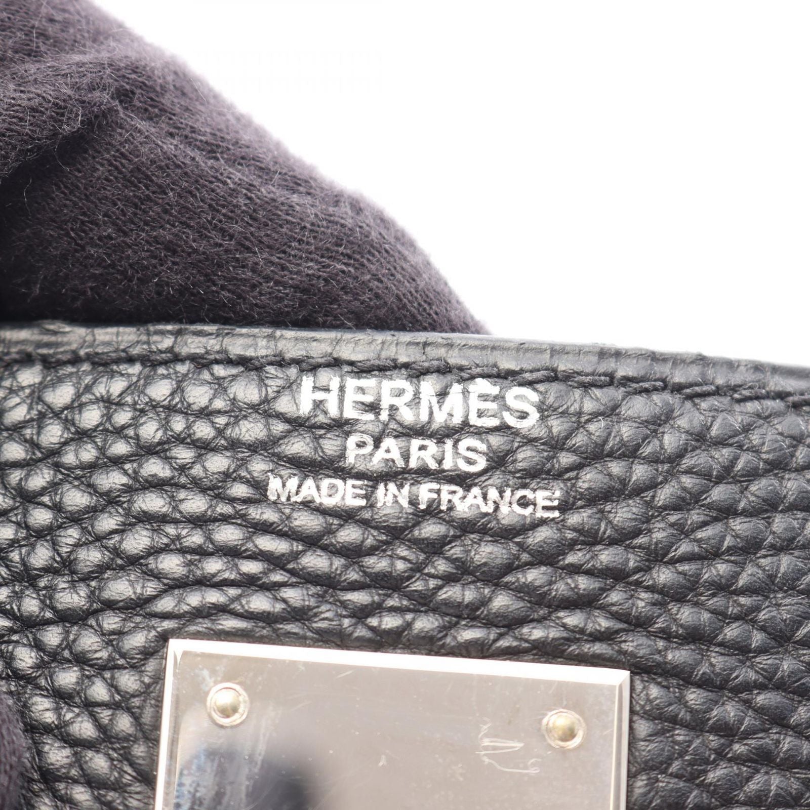 Hermes Handbag Kelly 32 2-Way Black Leather — view 4