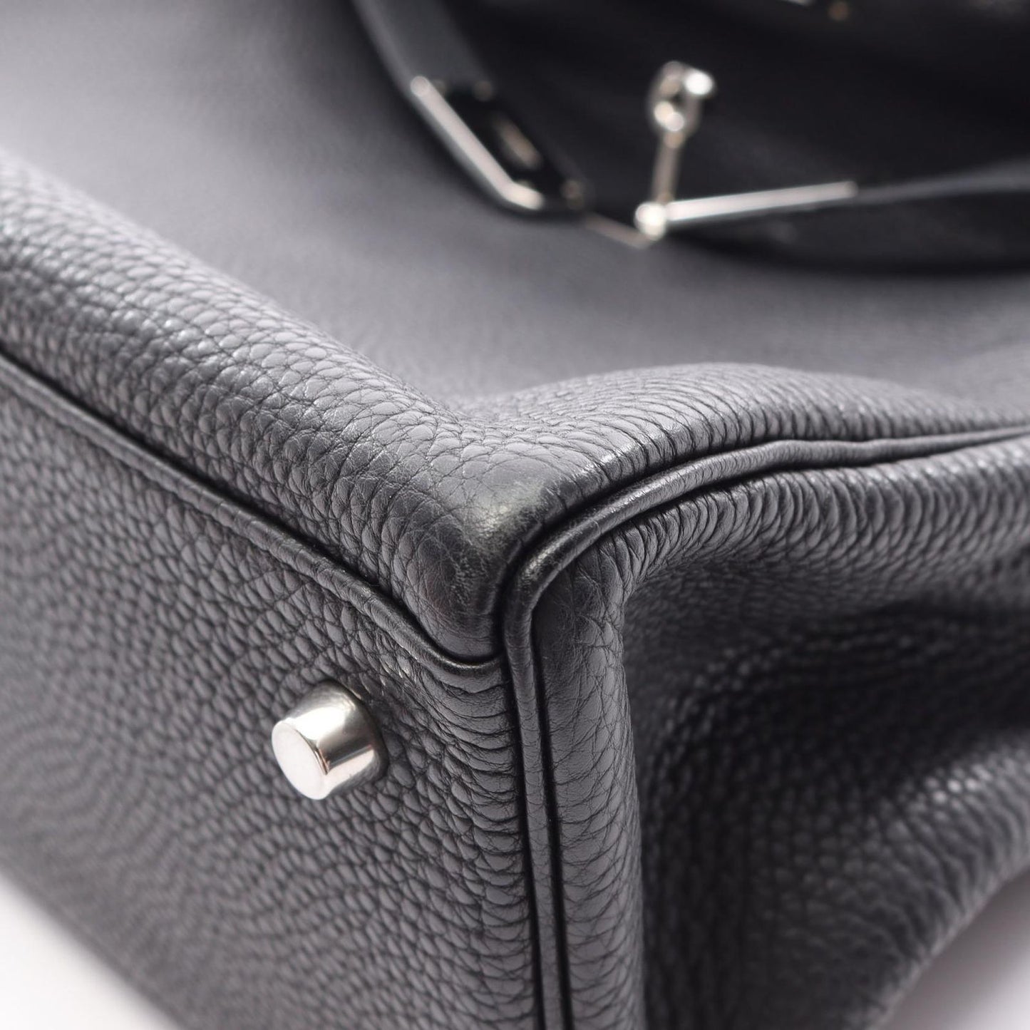 Hermes Handbag Kelly 32 2-Way Black Leather — view 8
