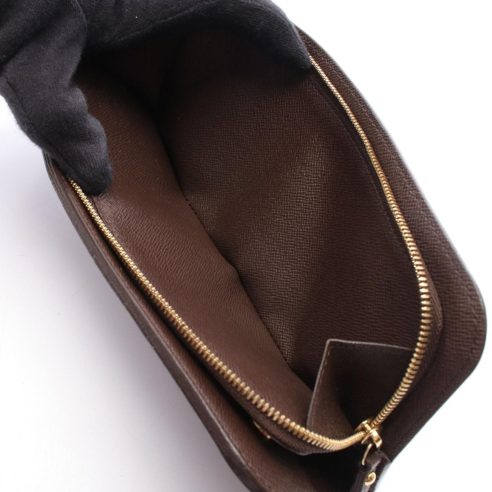 Louis Vuitton Bi Foldlong Wallet Portefeuille Ann Canvas — view 4