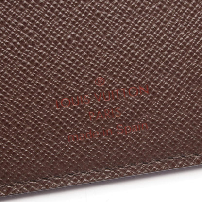 Louis Vuitton Bi Foldlong Wallet Portefeuille Ann Canvas — view 5