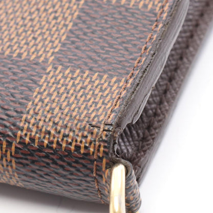 Louis Vuitton Bi Foldlong Wallet Portefeuille Ann Canvas — view 7