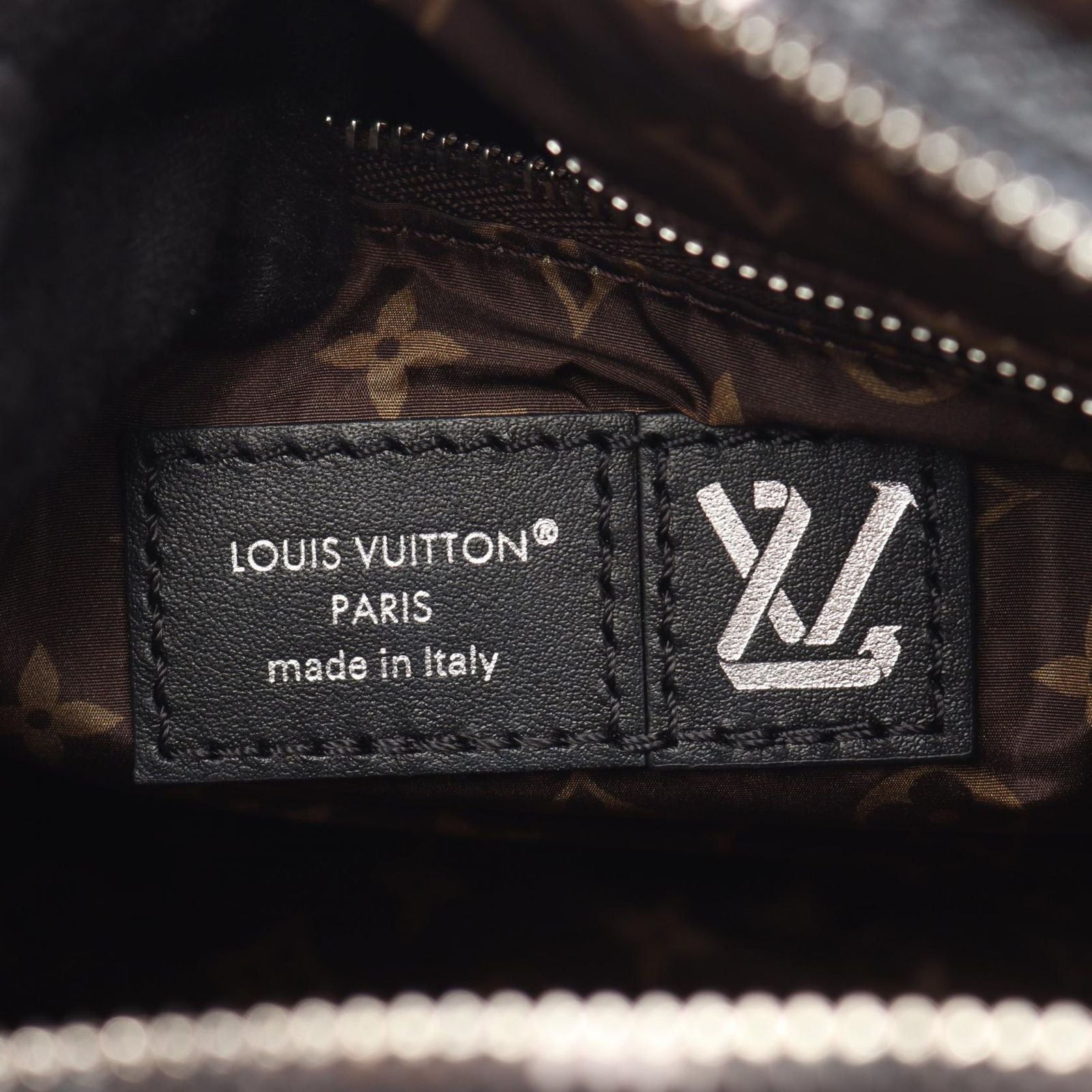 Louis Vuitton Handbag Speedy Bandouliere 25 LV Piro 2-Way Black ns Nylon — view 4