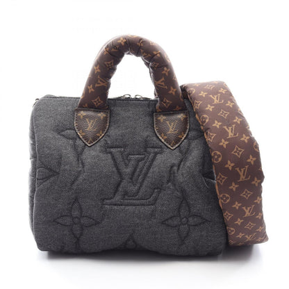 Louis Vuitton Handbag Speedy Bandouliere 25 LV Piro 2-Way Black ns Nylon