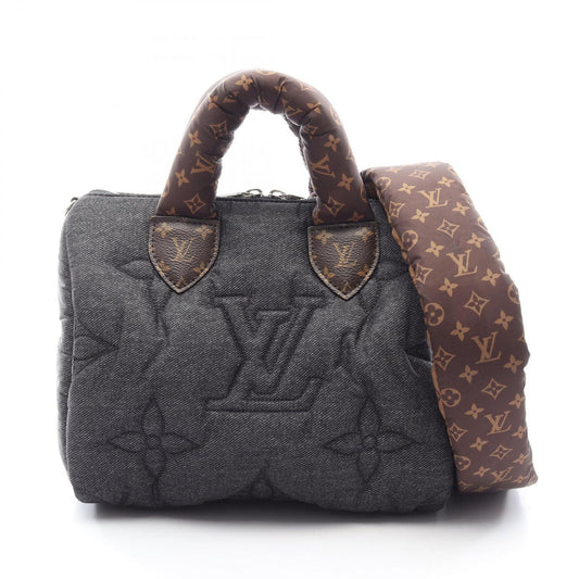 Louis Vuitton Handbag Speedy Bandouliere 25 LV Piro 2-Way Black ns Nylon