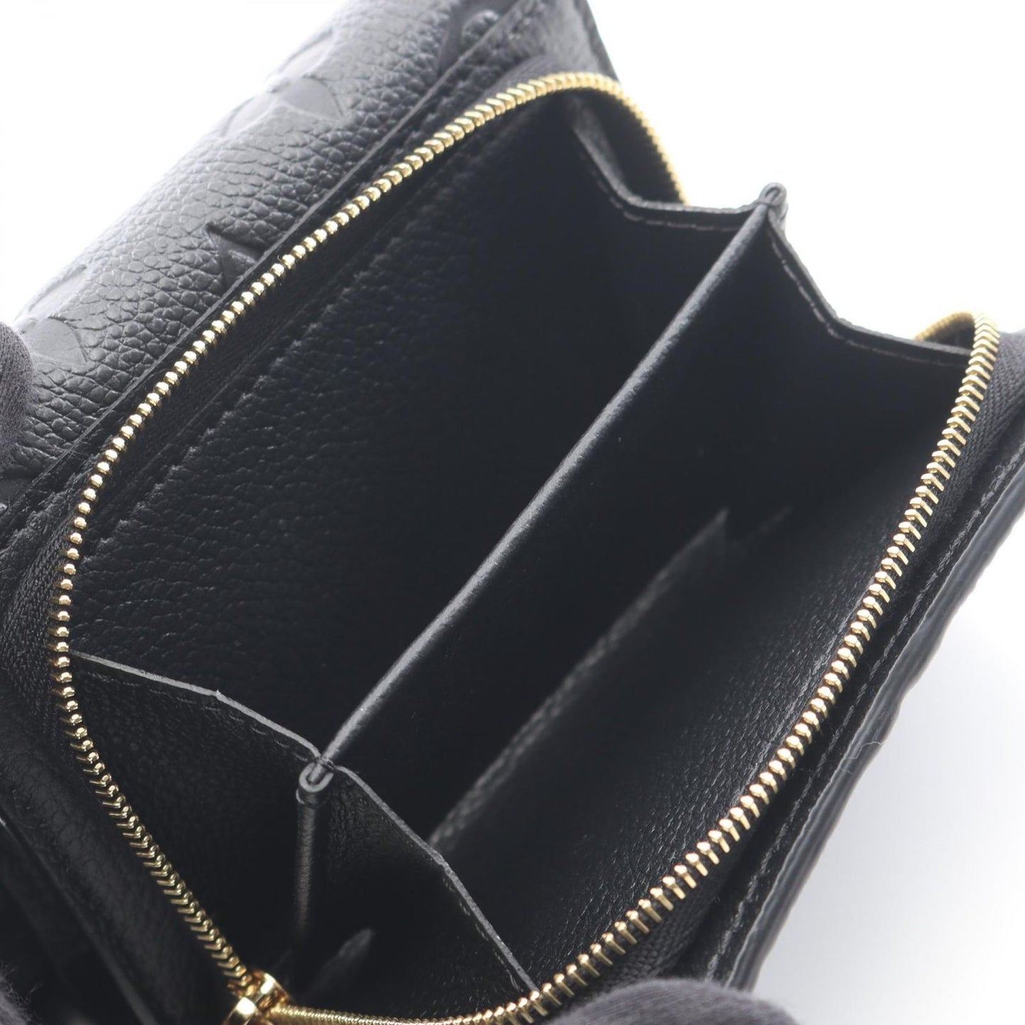 Louis Vuitton Tri Foldwallet Portefeuille Metis Compact Noir Leather — view 4