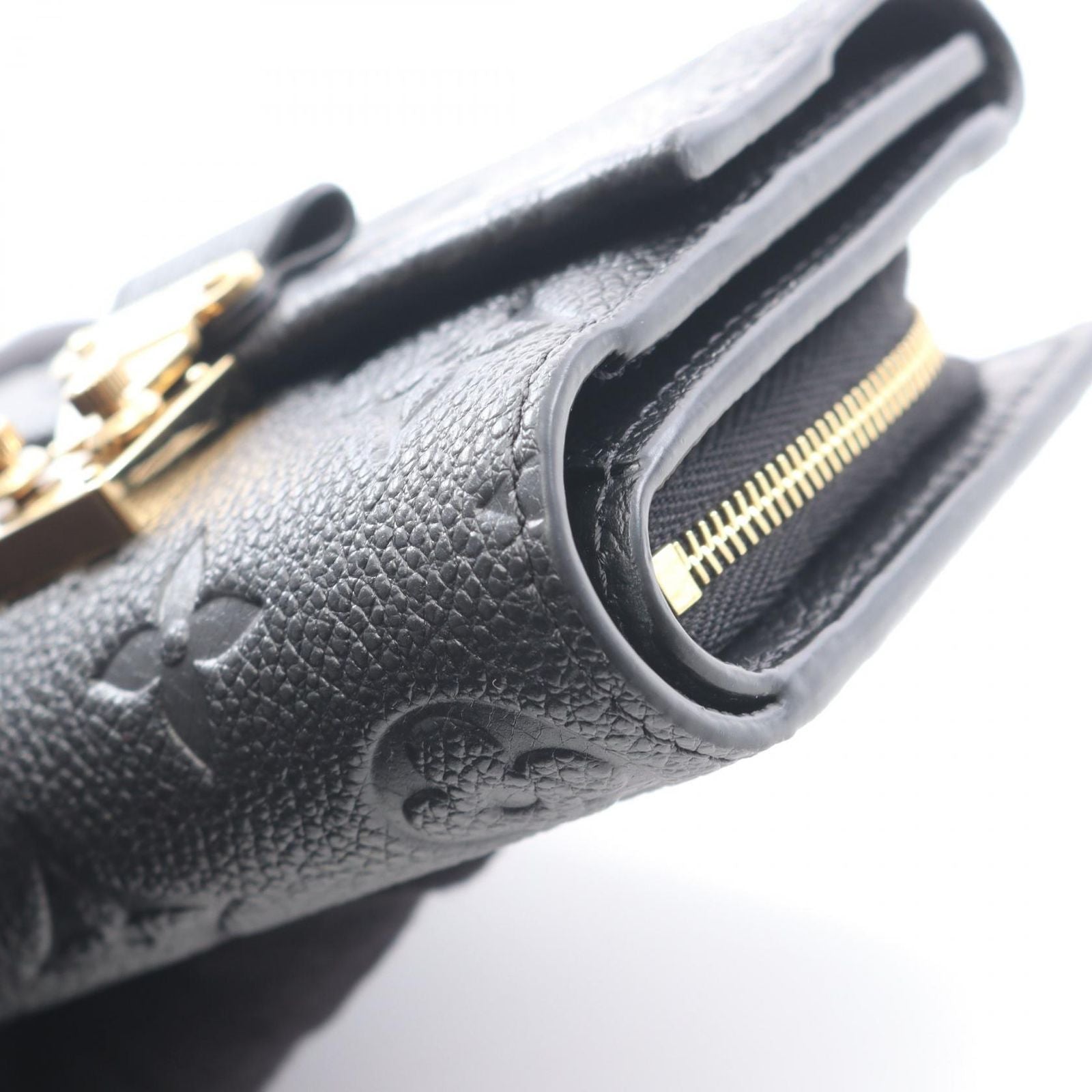Louis Vuitton Tri Foldwallet Portefeuille Metis Compact Noir Leather — view 8