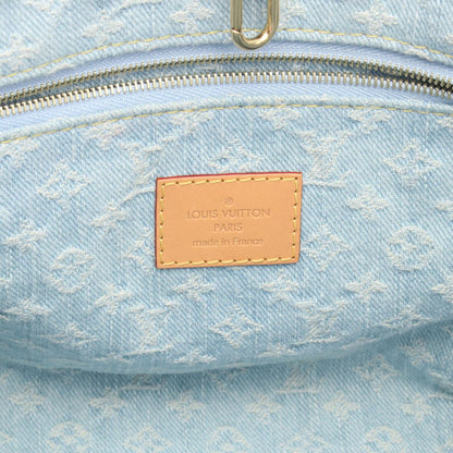 Louis Vuitton Handbag Redtogo 2-Way Skyblue Denim Leather — view 4