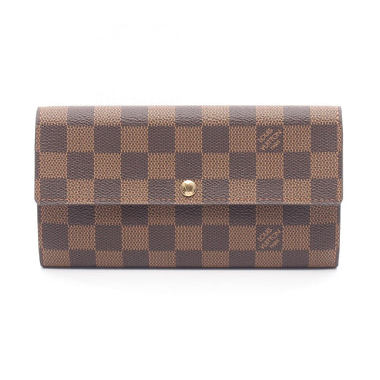 Louis Vuitton Bi Foldlong Wallet Portefeuille Sarah Leather