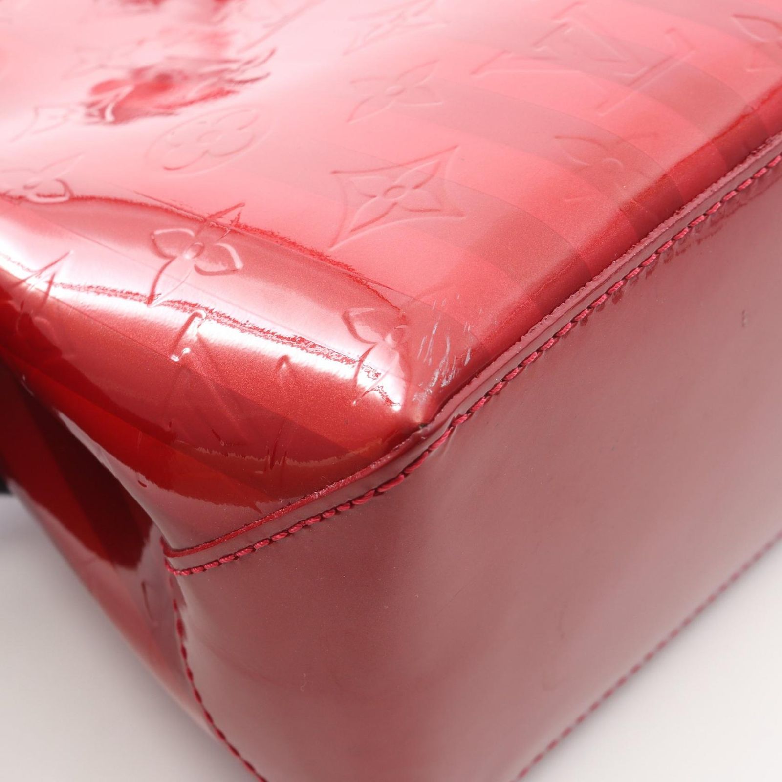 Louis Vuitton Handbag Wi PM Pomme D'amour Leather — view 6
