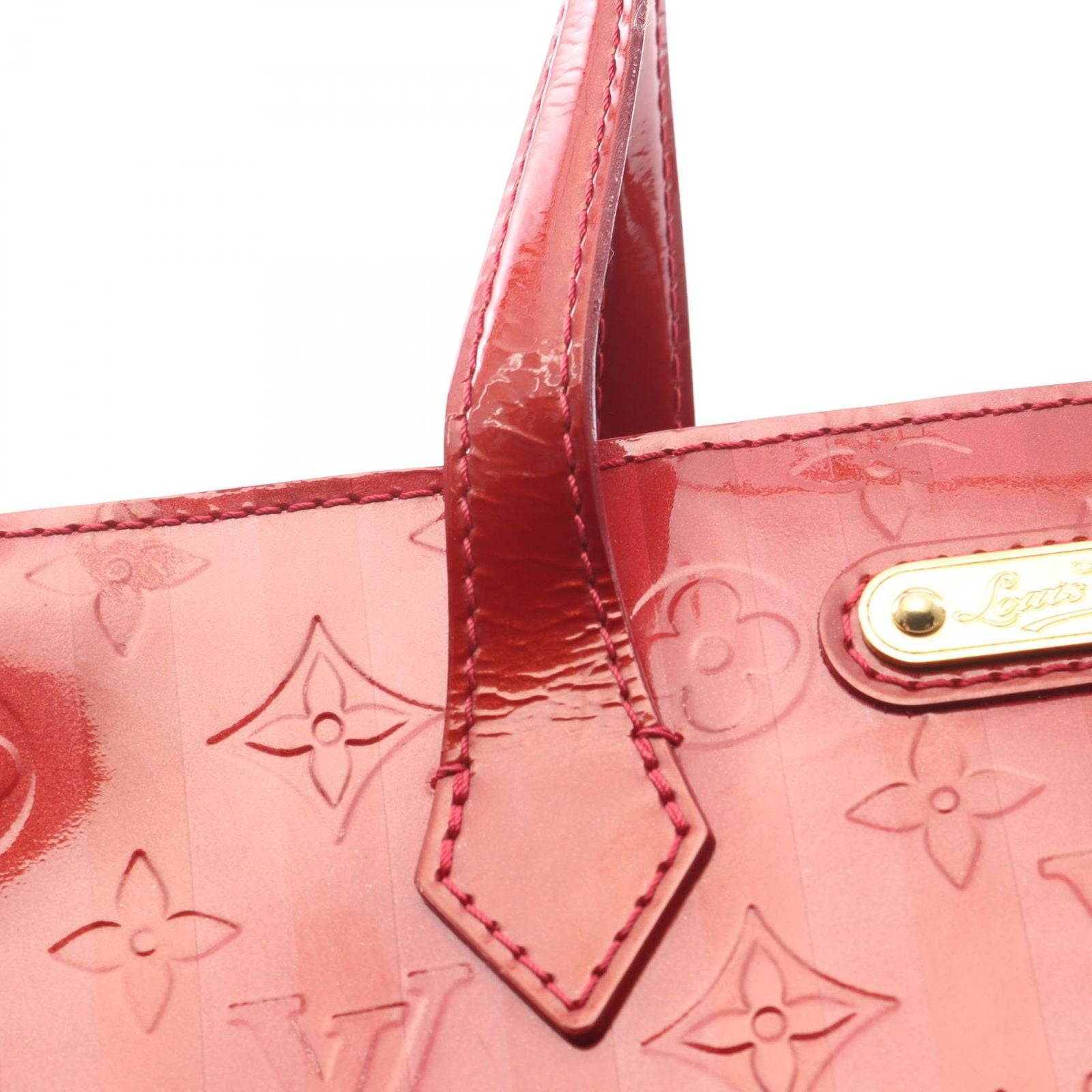 Louis Vuitton Handbag Wi PM Pomme D'amour Leather — view 9