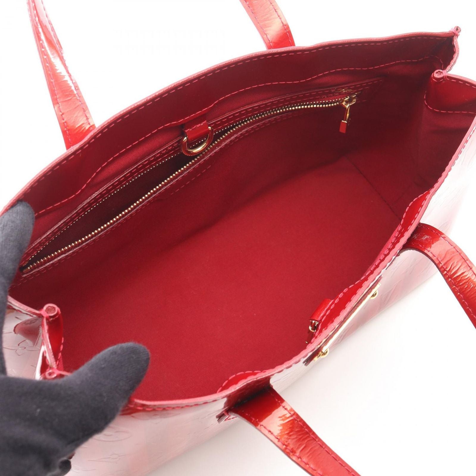 Louis Vuitton Handbag Wi PM Pomme D'amour Leather — view 3