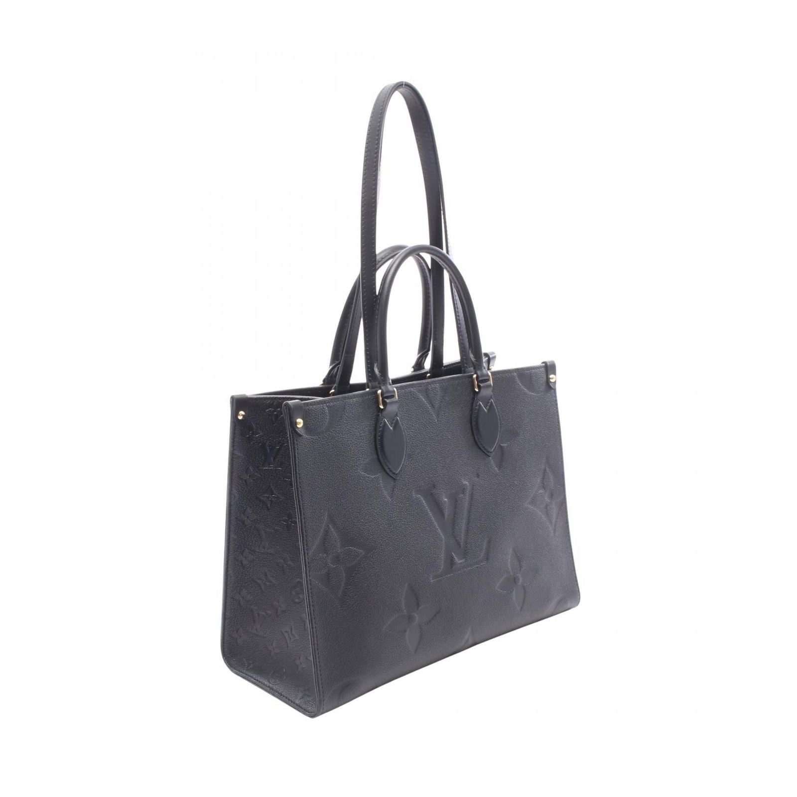 Louis Vuitton Tote On The Go 2-Way Noir Leather — view 2