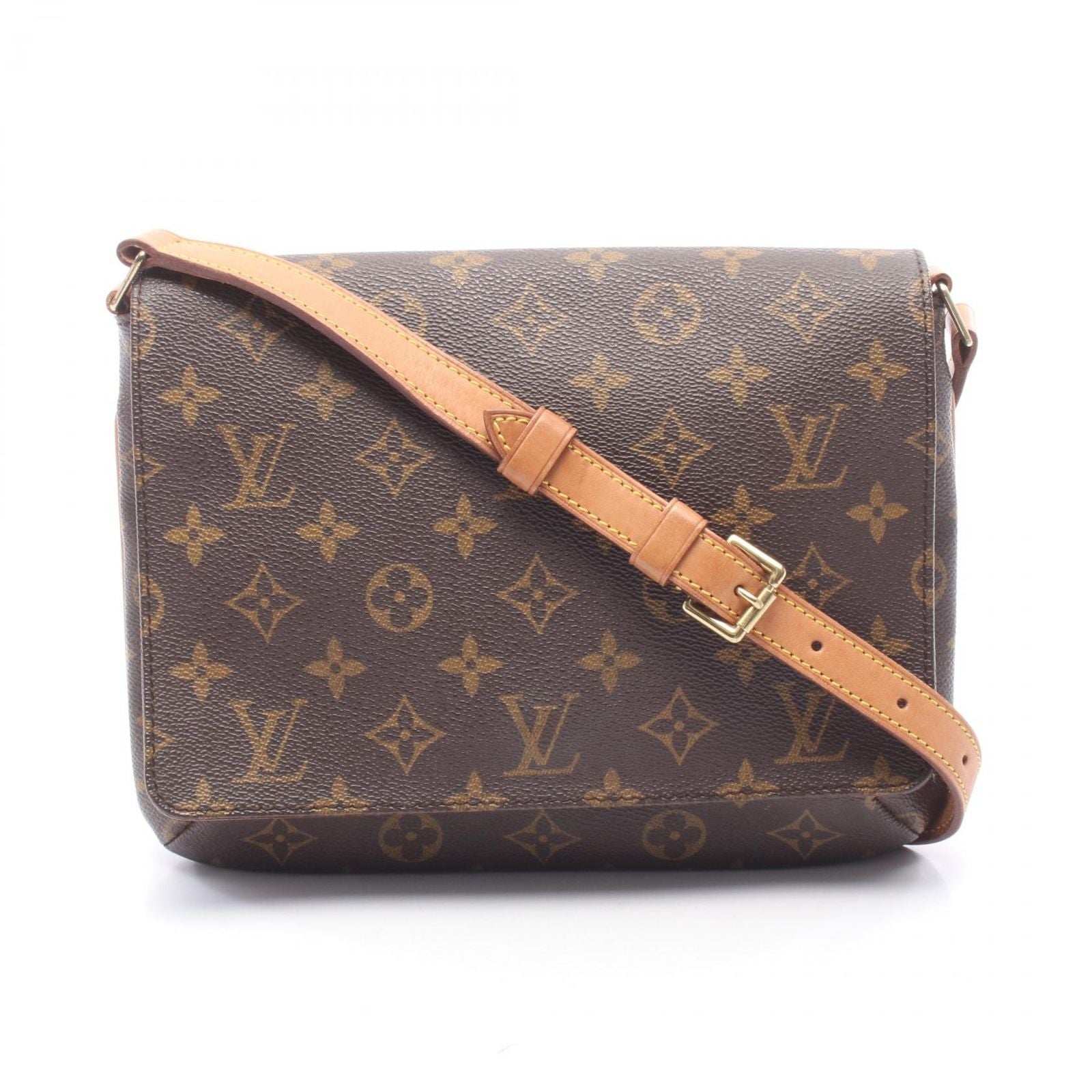 Louis Vuitton Shoulder Bag Musette Tango Short Strap Canvas Leather