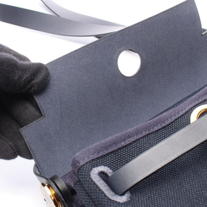 Hermes Shoulder Bag Herbag Zip Mini Blue Indigo Leather — view 6