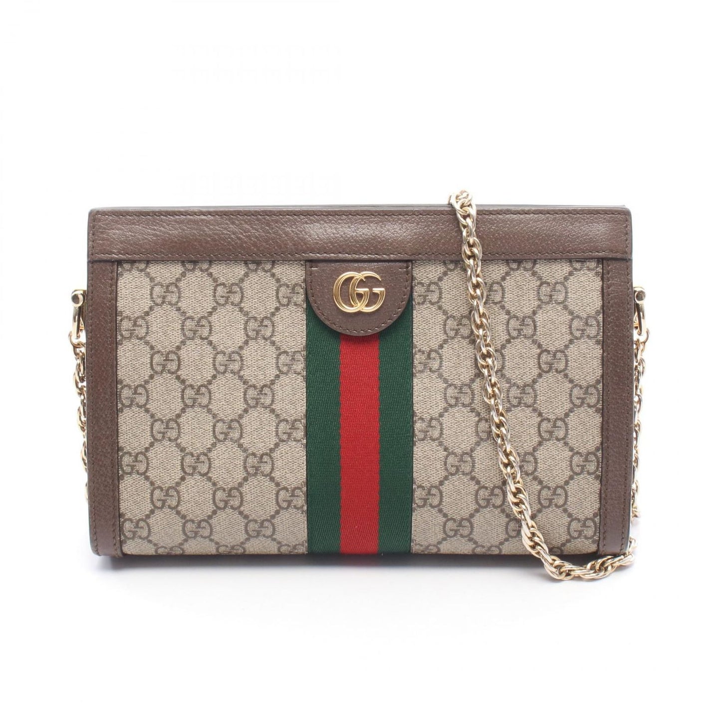 Gucci Shoulder Bag Ophidia GG Spuri Beige Leather Chain