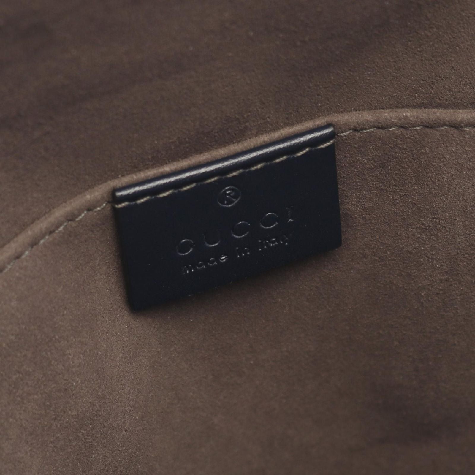 Gucci Waist Bag Guccissima Navy Leather — view 4