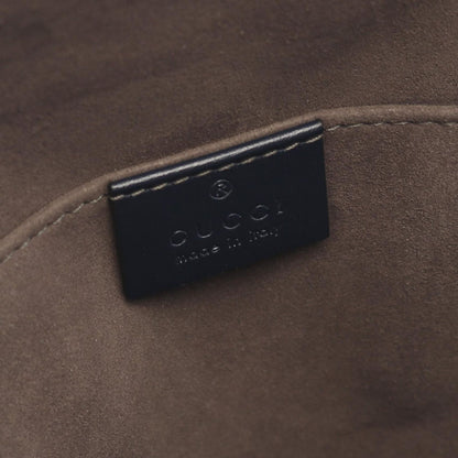 Gucci Waist Bag Guccissima Navy Leather — view 4