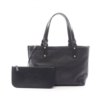 Gucci Tote Guccissima Black Leather Microguccissima