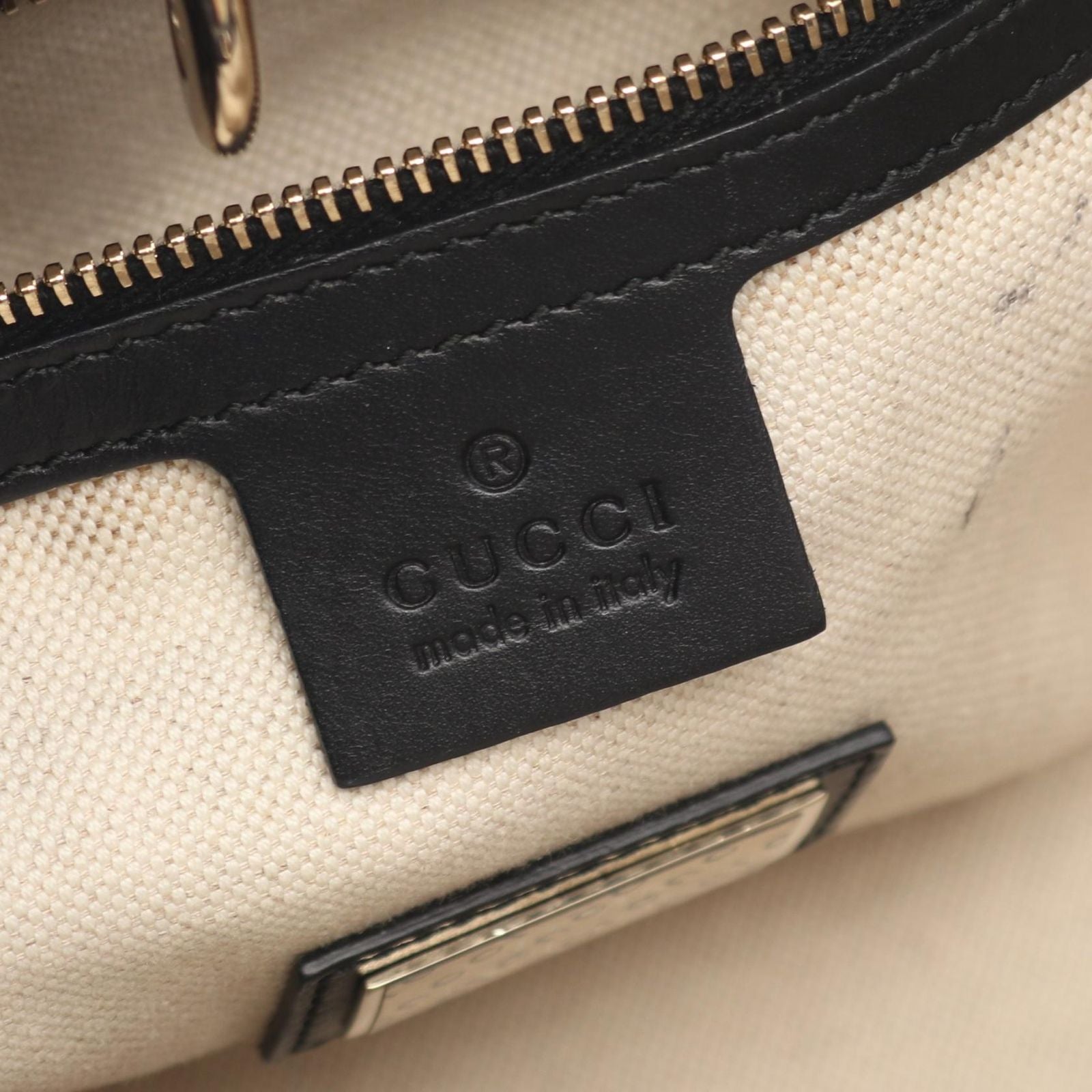 Gucci Tote Guccissima Black Leather Microguccissima — view 4