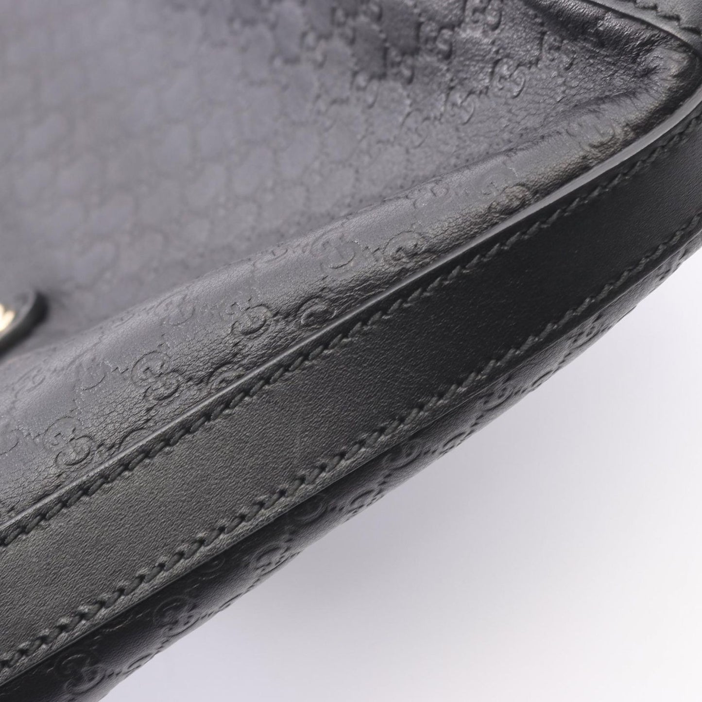 Gucci Tote Guccissima Black Leather Microguccissima — view 8