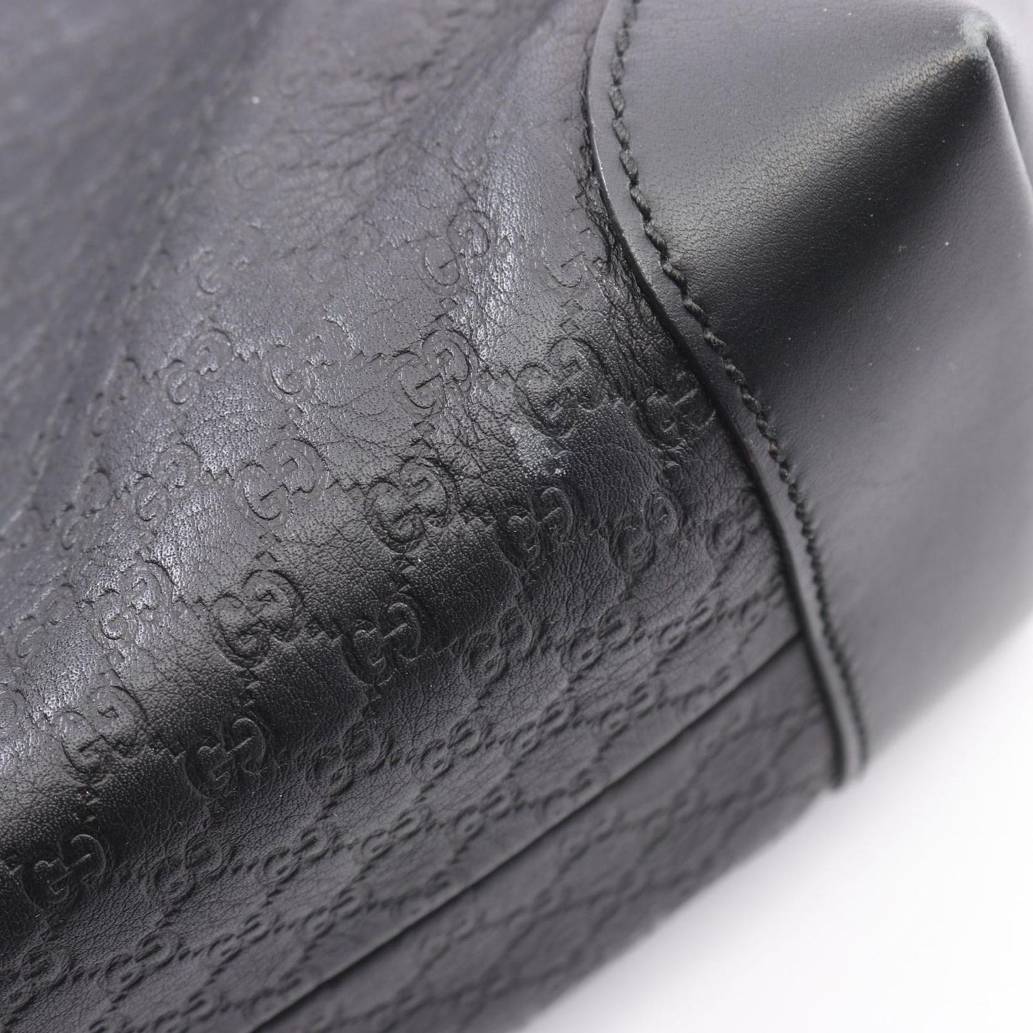Gucci Tote Guccissima Black Leather Microguccissima — view 7
