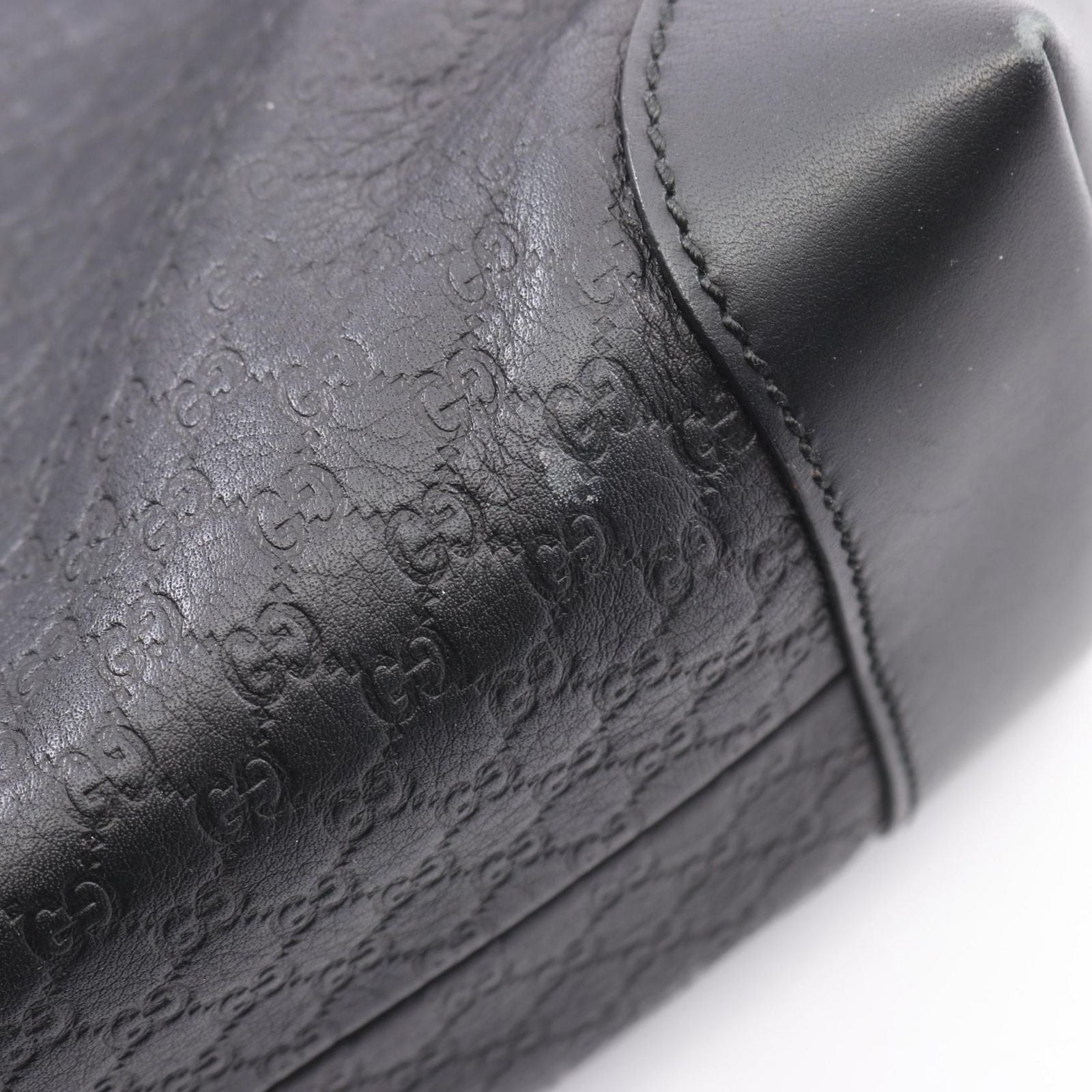 Gucci Tote Guccissima Black Leather Microguccissima — view 7