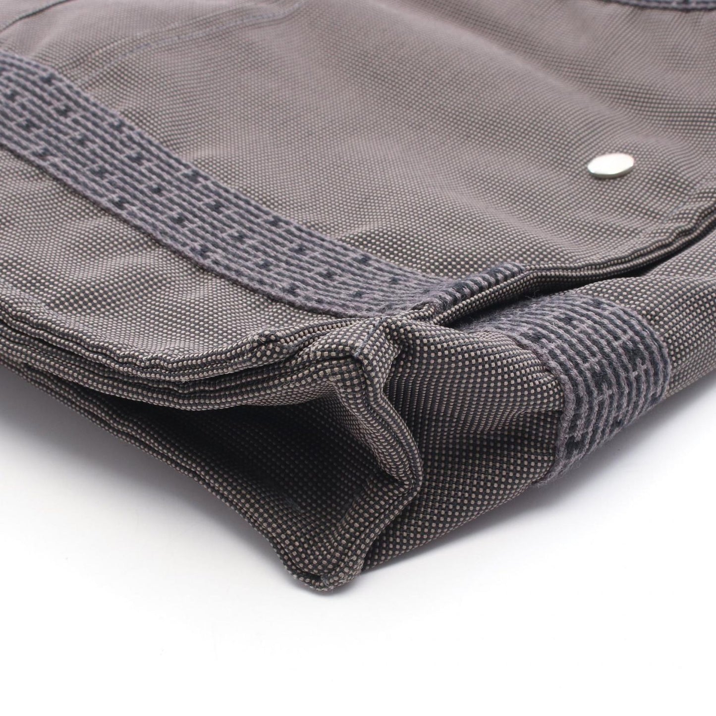 Hermes Shoulder Bag Her Line Besace Gray Canvas — view 5