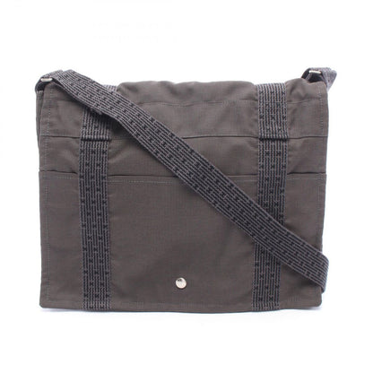 Hermes Shoulder Bag Her Line Besace Gray Canvas