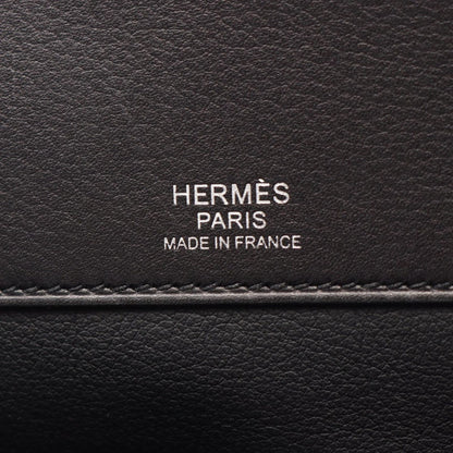 Hermes Shoulder Bag Sac a Depeches 29 Black Leather — view 4