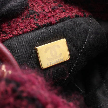 Chanel Shoulder Bag 22 Mini Winered Leather 22 Quilted Chain — view 5