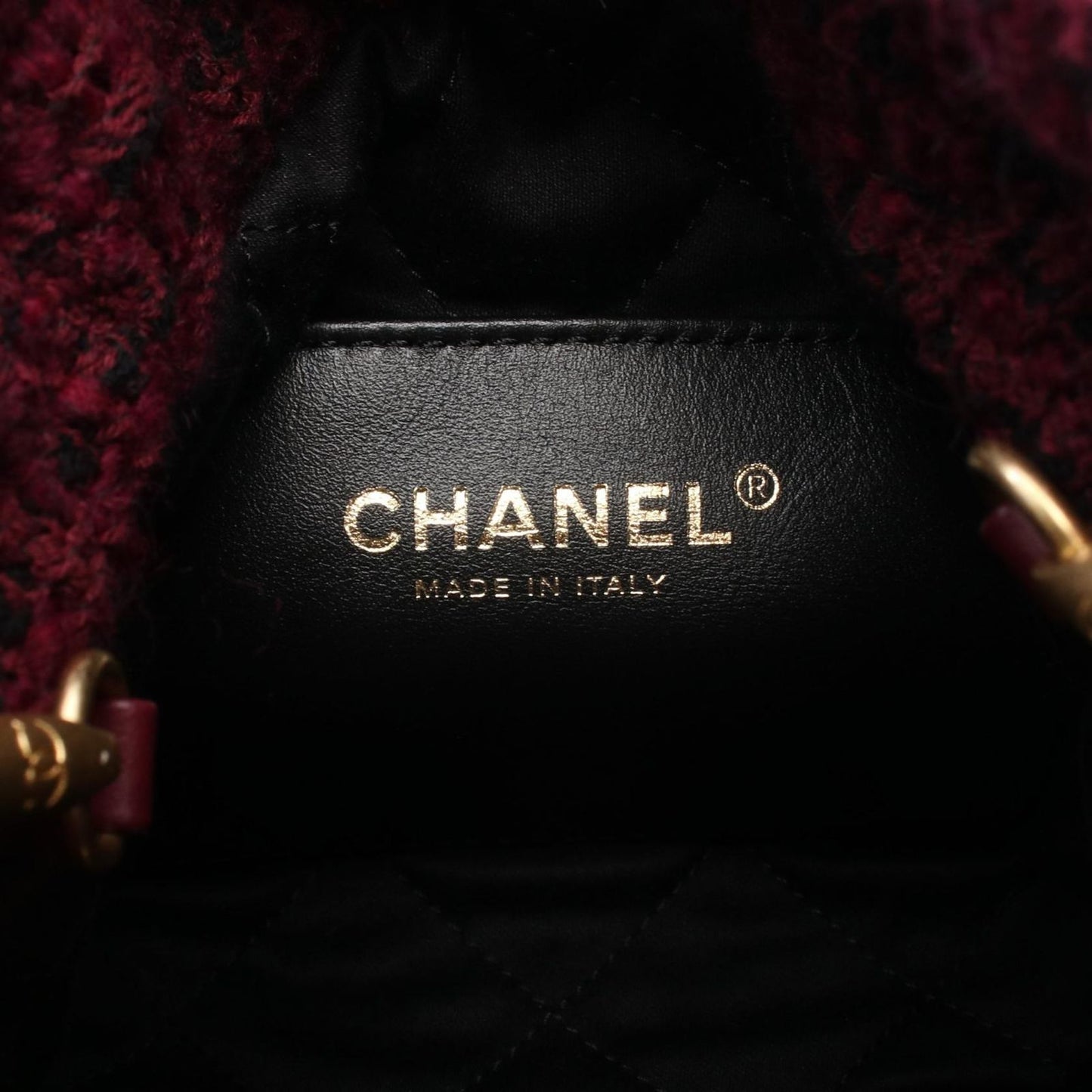 Chanel Shoulder Bag 22 Mini Winered Leather 22 Quilted Chain — view 4