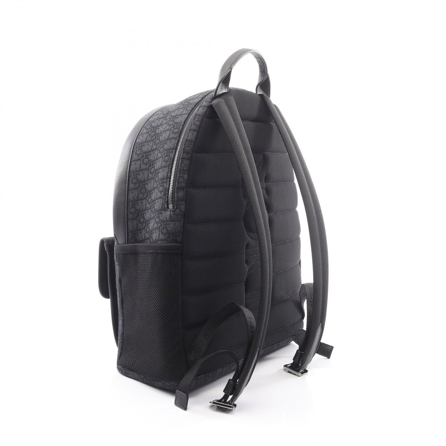 Dior Dior Backpack Back 8 Oblique Black Canvas Leather 8 Backpack — view 2
