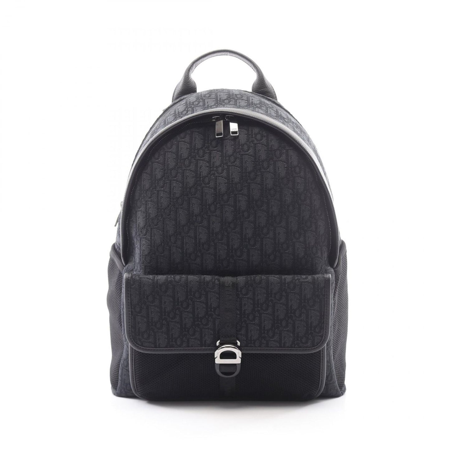 Dior Dior Backpack Back 8 Oblique Black Canvas Leather 8 Backpack