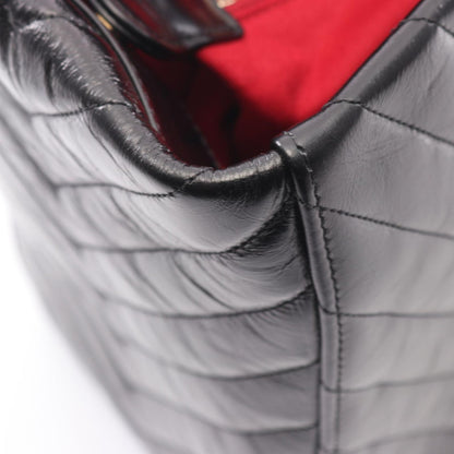 Chanel Tote Stitch 2-Way Black Leather Shawpingbag — view 8