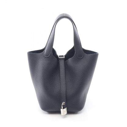 Hermes Handbag Picotin Lock PM Blue New Leather
