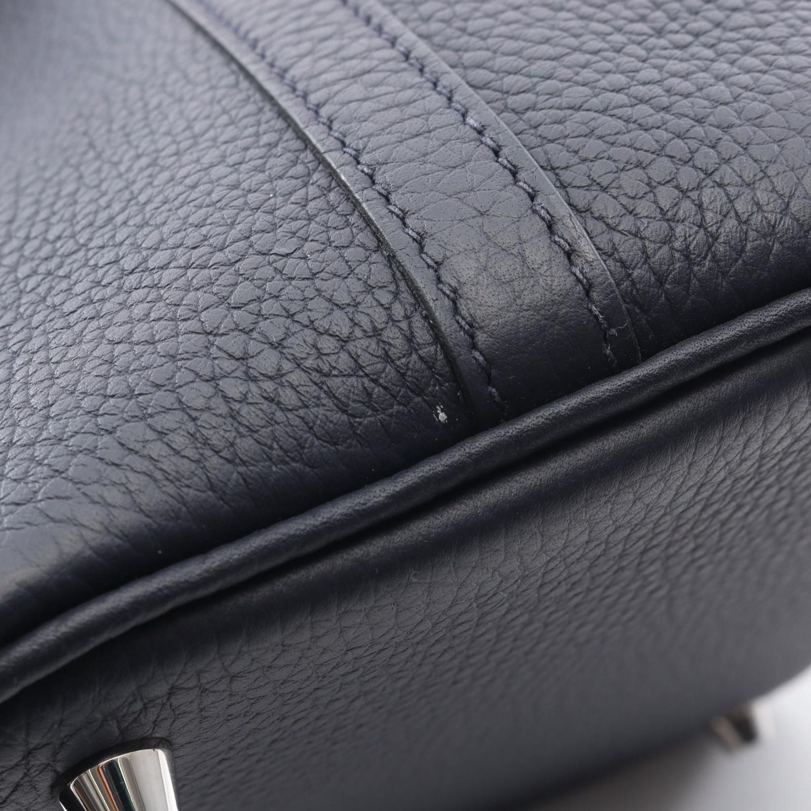 Hermes Handbag Picotin Lock PM Blue New Leather — view 6