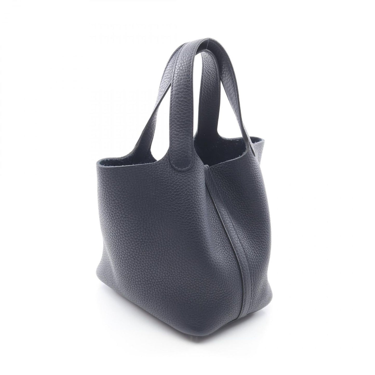 Hermes Handbag Picotin Lock PM Blue New Leather — view 2