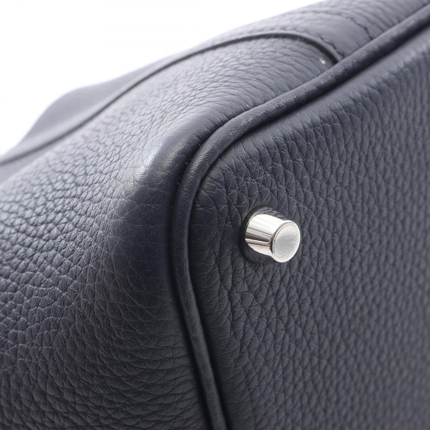 Hermes Handbag Picotin Lock PM Blue New Leather — view 7