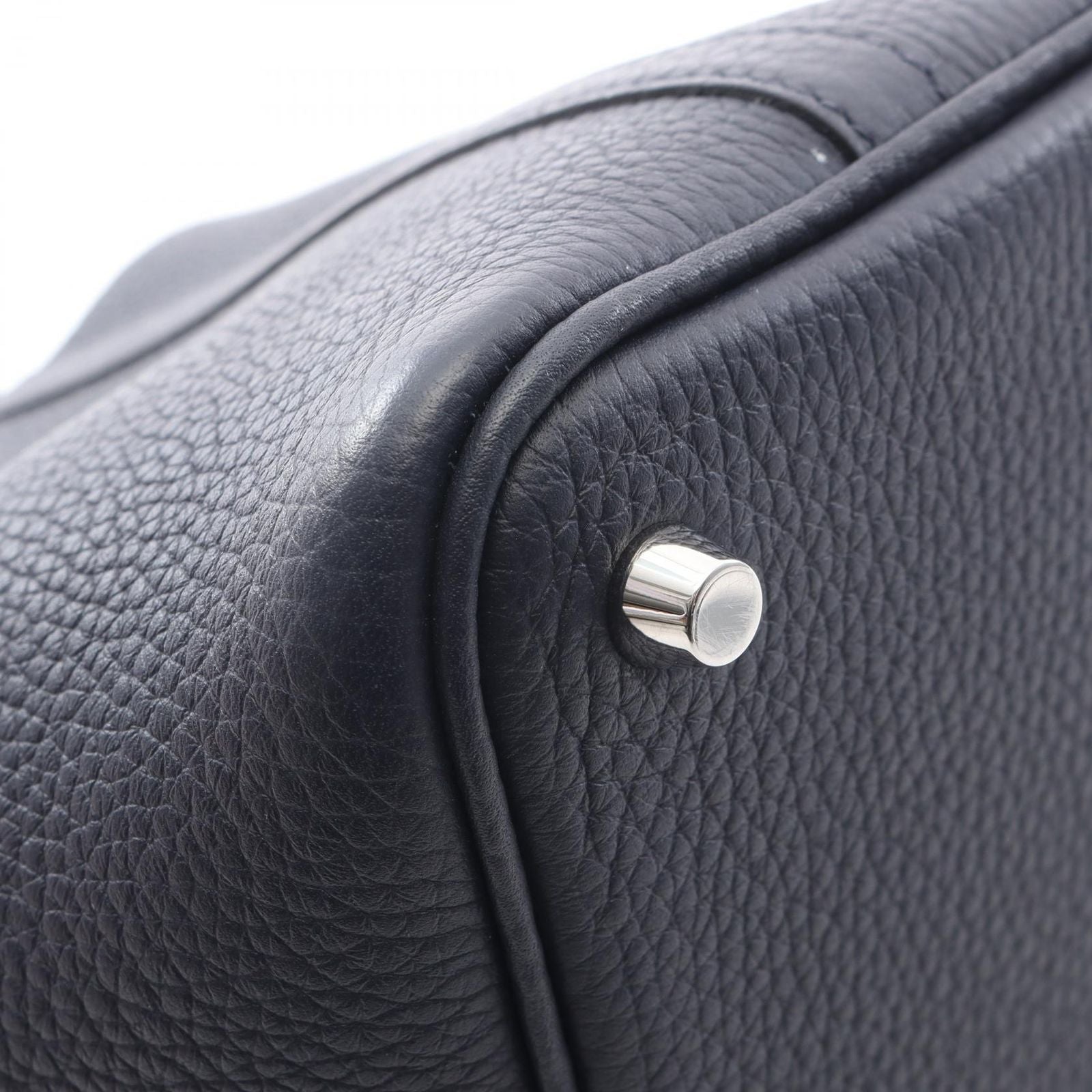 Hermes Handbag Picotin Lock PM Blue New Leather — view 7