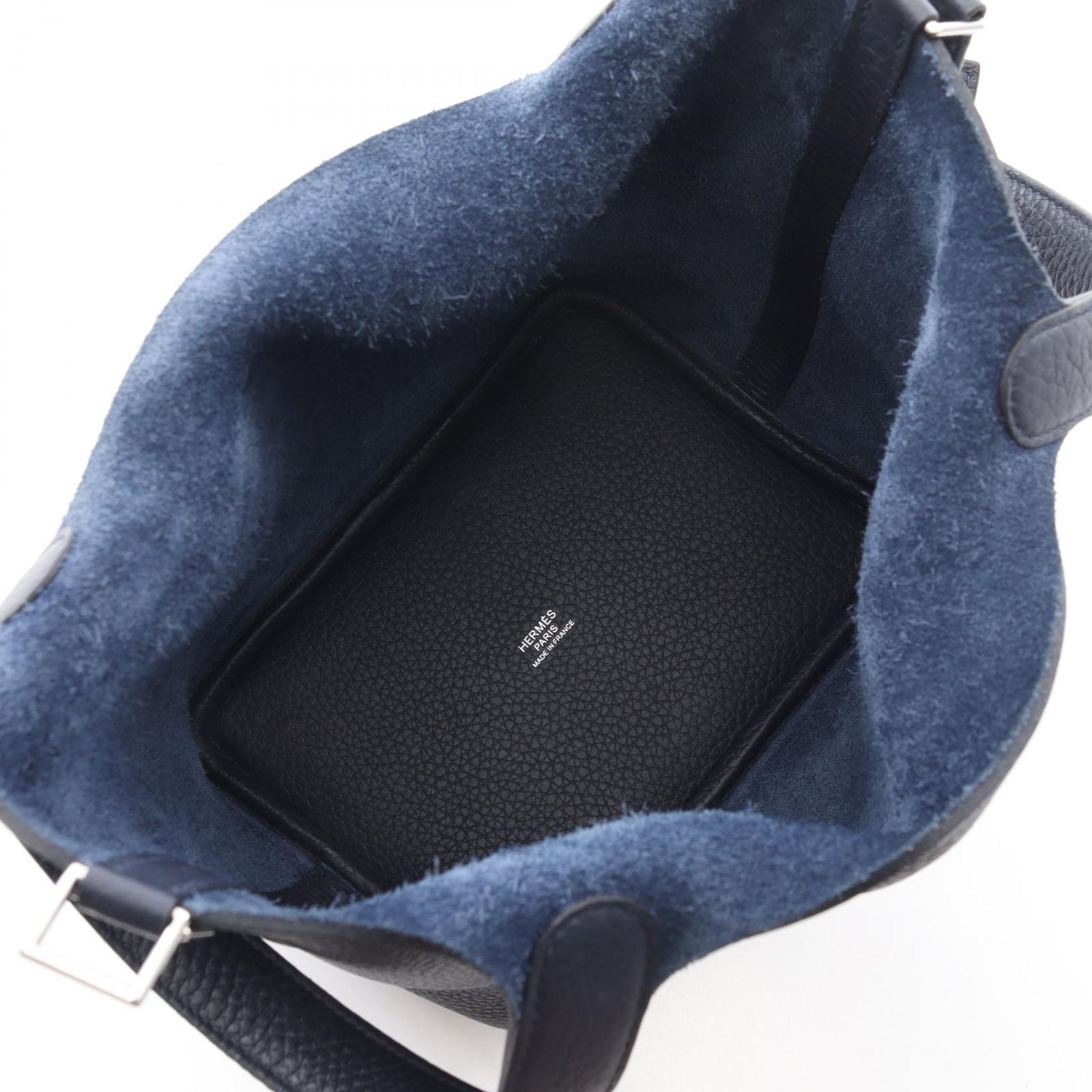 Hermes Handbag Picotin Lock PM Blue New Leather — view 3